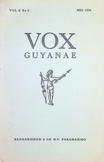 VOX GUYANAE - tweemaandelijks tijdschrift voor wetenschap en cultuur - Vol. II Nr 2