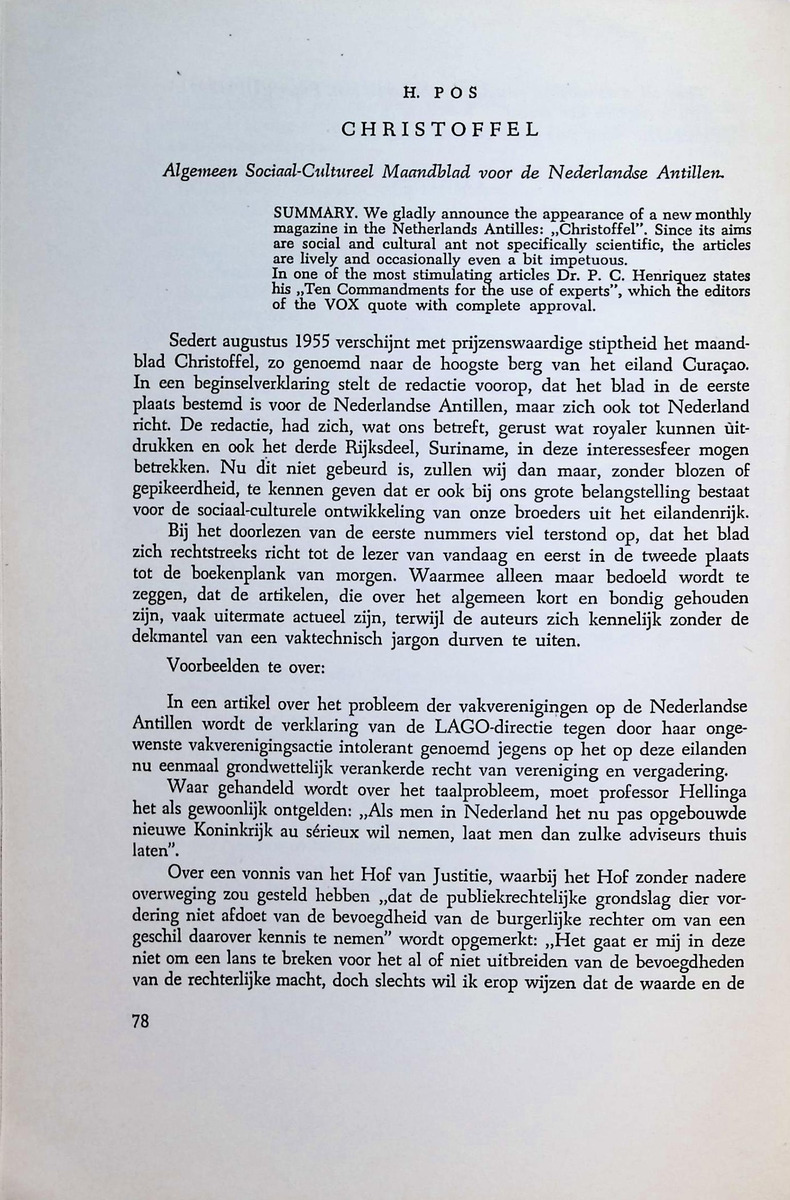 VOX GUYANAE - tweemaandelijks tijdschrift voor wetenschap en cultuur - Vol. II Nr 2 - New Page
